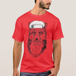 Camiseta Fo Woodland Animal Chef Cook Engraçado Cozinhar