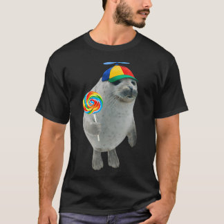 Camiseta Foca Boba Com Pirulito