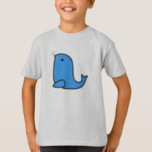 Camiseta foca de desenho animado fofa