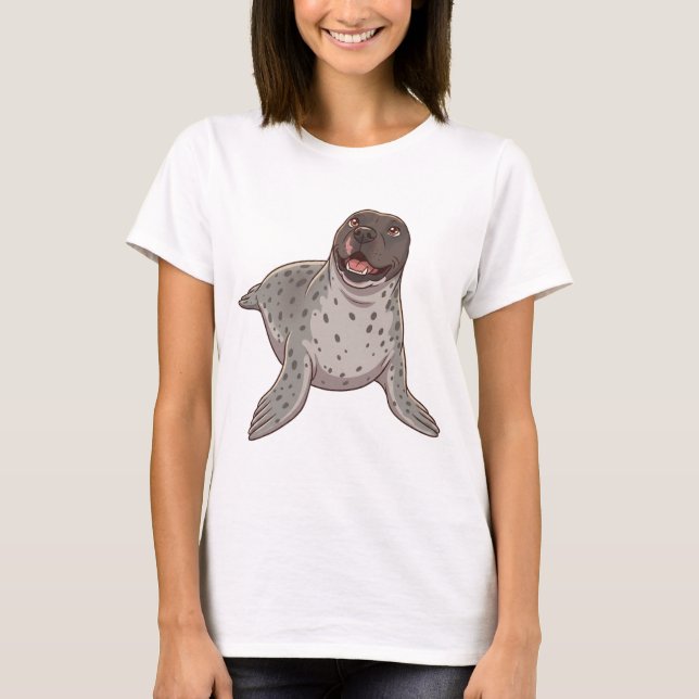 Camiseta Foca Feliz da Terra  (Frente)