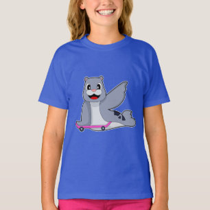 Camiseta Foca Skater Skateboard
