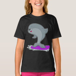 Camiseta Foca Snowboard Esportes de inverno