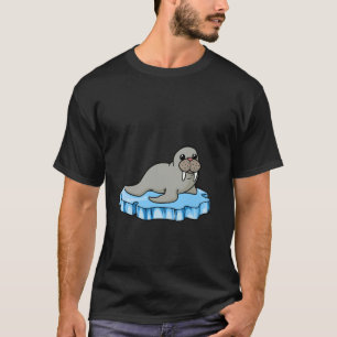 Camiseta Foca Uivador Foca Crianças Mamífero Marinho Crianç