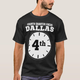 CAMISETA FOCAL NO QUARTO TEMPO DE DALLAS - FUTEBOL TEXANO