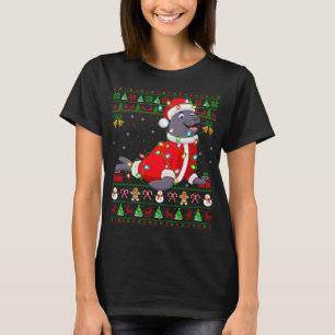 Camiseta Focas Amante de os animais Papais noeis de Natal F