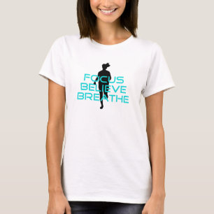 Camiseta Foco Acredita Respirar Aqua