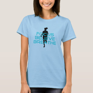 Camiseta Foco Acredita Respirar Aqua