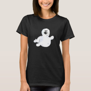 Camiseta Foco De Bebê Para Selo E Animais Selvagens