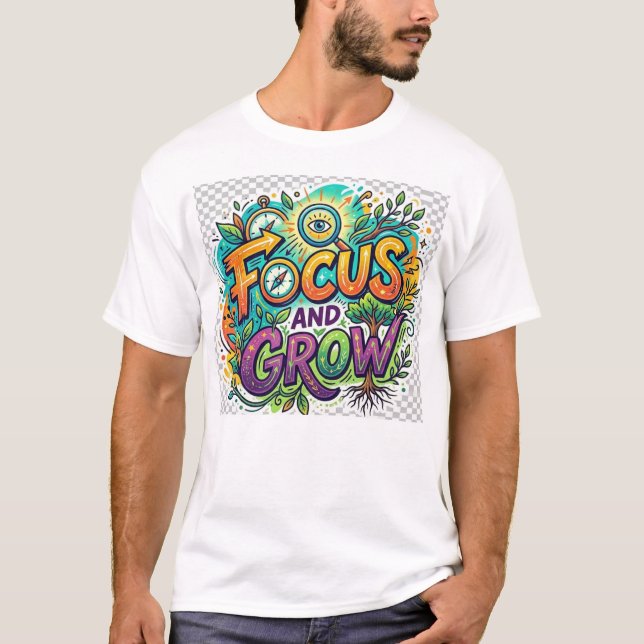 Camiseta Foco e Cresça (Frente)