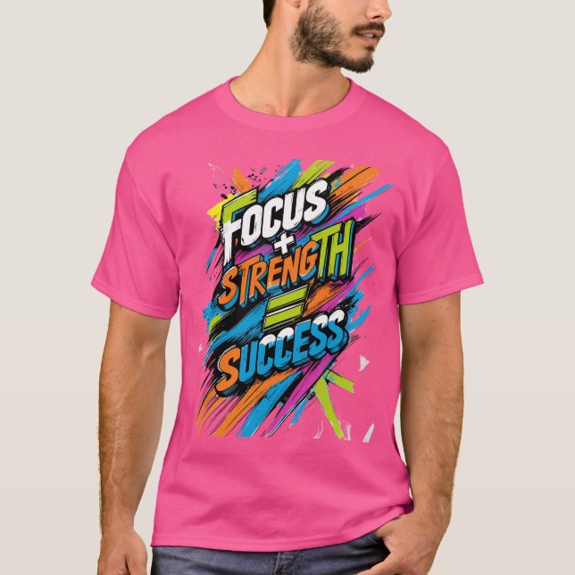 Camiseta Foco + Força = Sucesso (Frente)