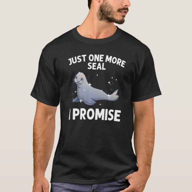 Camiseta Foco legal Para Homens, Leão De Leão, Seal (Frente)