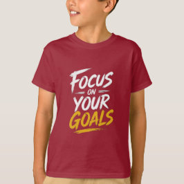 Camiseta Foco Nos Seus Objetivos Motivacional