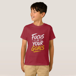 Camiseta Foco Nos Seus Objetivos Motivacional