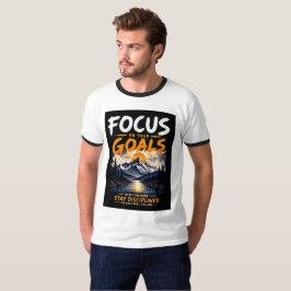Camiseta Foco Nos Seus Objetivos Motivacional