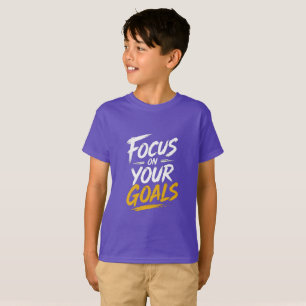 Camiseta Foco Nos Seus Objetivos Motivacional