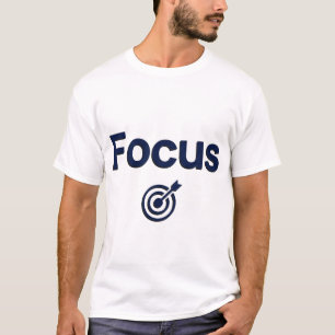 Camiseta Foco - Tipografia de Meta Alvo Design