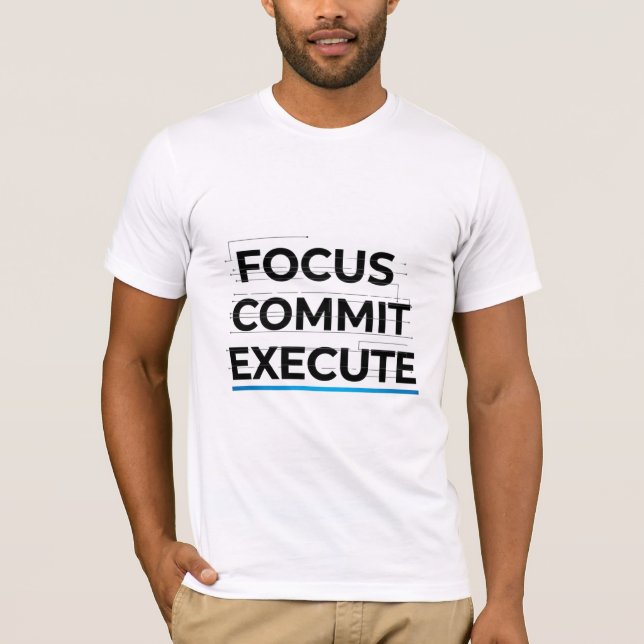 Camiseta Focus Commit Execute Tech T-Shirt (Frente)