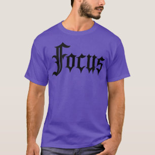 Camiseta FOCUS Gym Malhação Workout Motivação de criação de