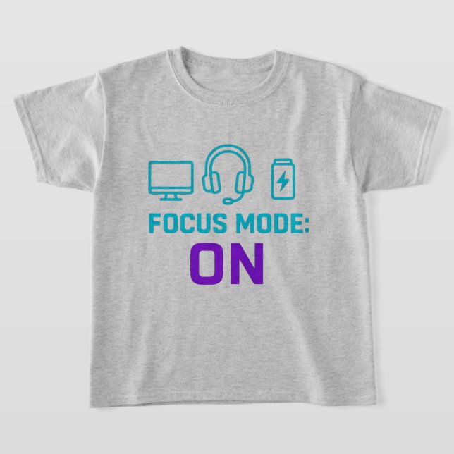 Camiseta Focus Mode ON – Minimalist Tech (Postura )