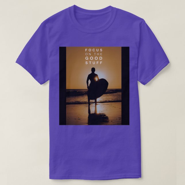 Camiseta Focus on the good stuff 8 (Frente do Design)