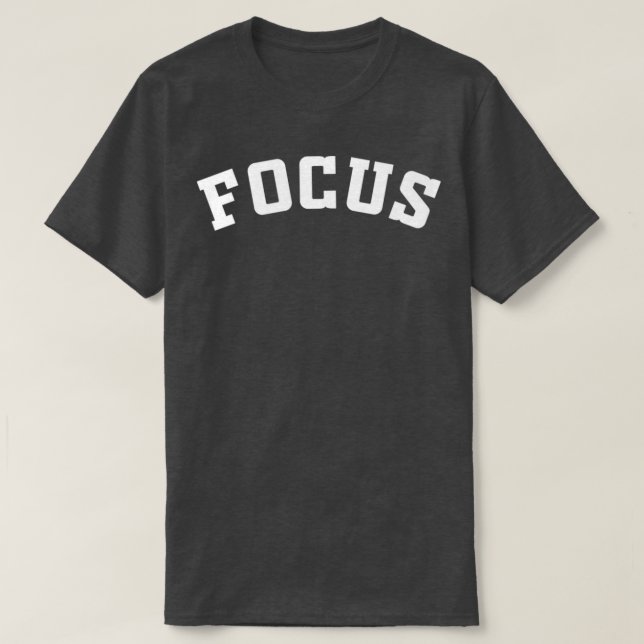 Camiseta FOCUS Precision Beats Power (Frente do Design)