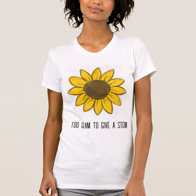 Camiseta Fofa de Girassol (Frente)