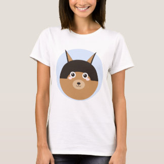 Camiseta Fofa do Pastor Alemão | Amante de Cachorr