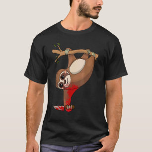 Camiseta Fofa Doce Mas Psicopata Humor de Preguiça Presente