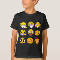 camiseta fofa emojis