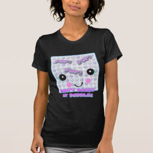 Camiseta Fofa Kawaii Bolha de Plástico