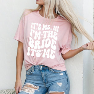 Camiseta Fofa Olá, Sou Eu, Sou a Noiva, Sou Eu