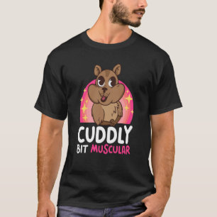 Camiseta Fofinho bit Muscular com um Wombat