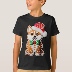 Camiseta Fofinho Cachorro Husky Siberiano de Pão de Mel Nat