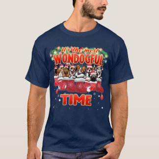 Camiseta Fofinho Cães Desorte de Natal Família do Cachorro
