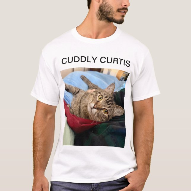 Camiseta Fofinho Curtis O Gato Do Tabby (Frente)