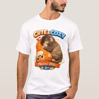 Camiseta Fofo & Aconchegante Soninho Feliz | Bebê Animal