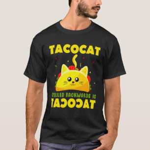 Camiseta Fofo Ca Tacocat Escrito ao Contrário é Taco Cat