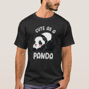 Camiseta Fofo Como Um Panda Selvagem Bambu Premium