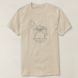 Camiseta Fofo de Festa de solteira de acampamento personali