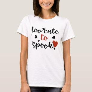 Camiseta fofo demais para assustar o halloween