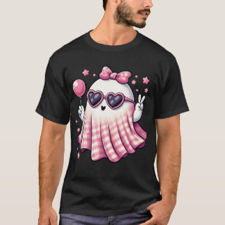 Camiseta *Fofo-Fantasma Fofo - Mulheres Feliz Halloween