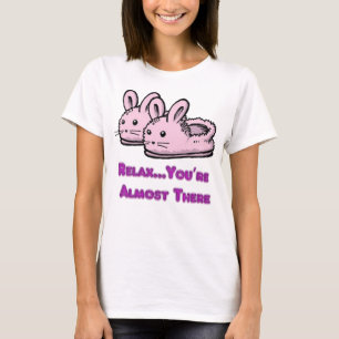 Camiseta Fofo, Fofo, Motivação, Sapatilhas de Coelho Rosa
