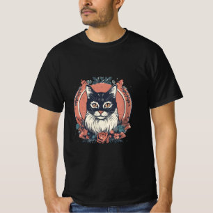 Camiseta fofo gata amante arte design comprar agora