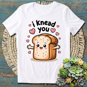 Camiseta Fofo Kawaii 'Eu Amasso Você' - Adorável Trocadilho