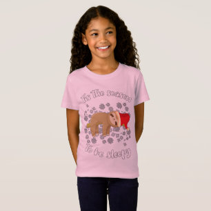 Camiseta Fofo Lento E Preguiçoso Esta Época De Natal É S