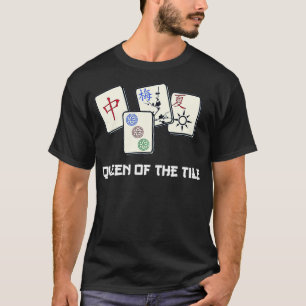 Camiseta Fofo Mah Jong Rainha Do Gama Judaico Chinês Azulej