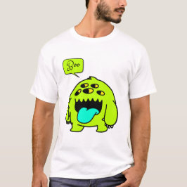 Camiseta fofo monstro