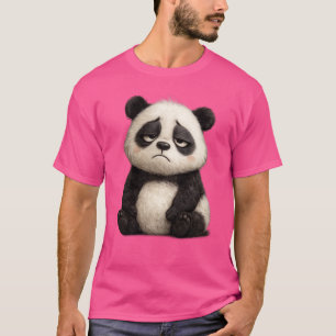 Camiseta Fofo Panda Triste – Design Adorável de An