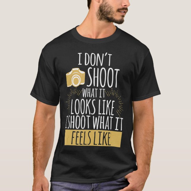 Camiseta Fofo para uma câmera fotográfica (Frente)