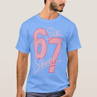 Camiseta Fofo Rosa 67 Seis Sete Meme Engraçado Mulheres Men